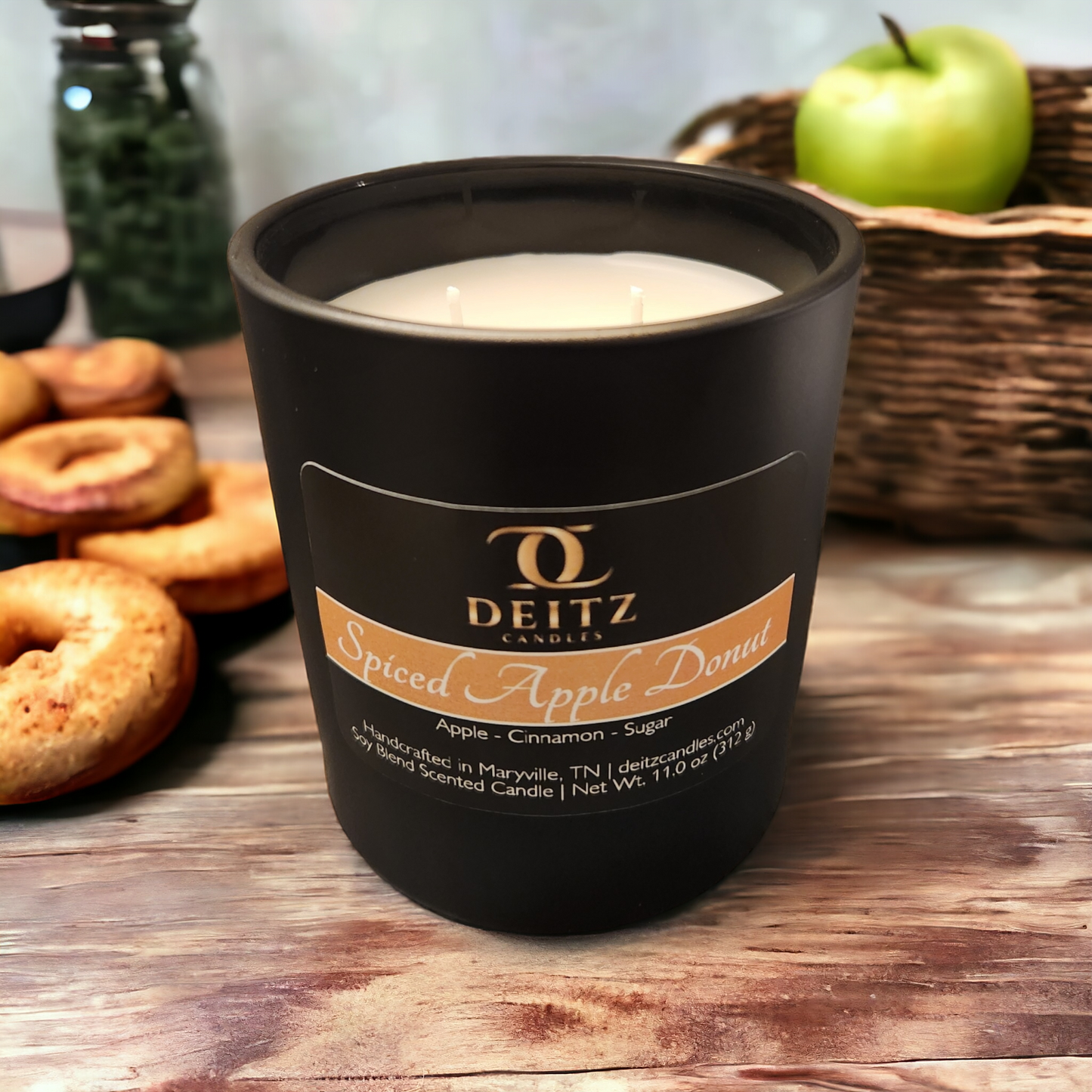 Spiced Apple Donut - Candle